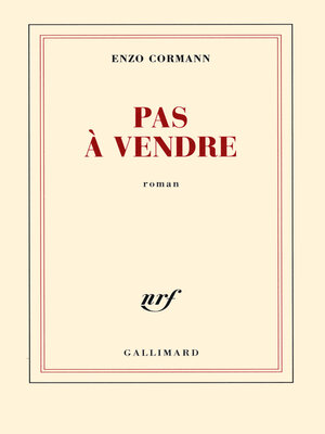 cover image of Pas à vendre